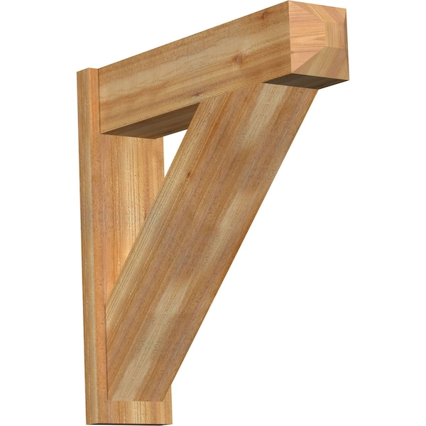 Ekena Millwork Traditional Rough Sawn Craftsman Outlooker, Western Red Cedar, 8"W x 32"D x 32"H OUT08X32X32TRA04RWR - main
